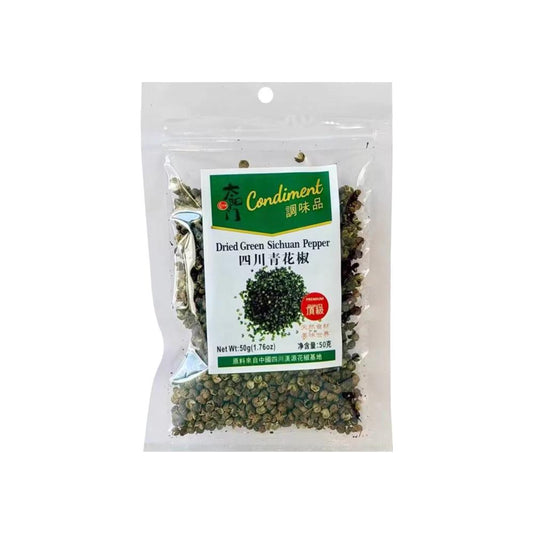 TYM Dried Green Sichuan Pepper 50g