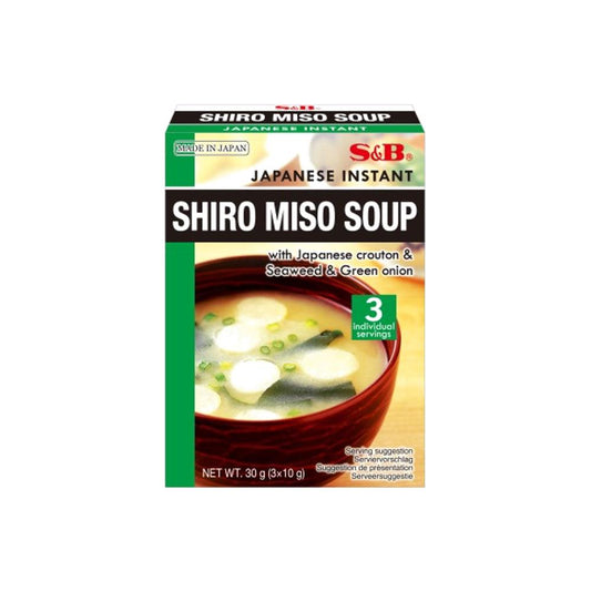 S&B Japanese Instant Shiro Miso Soup 30g