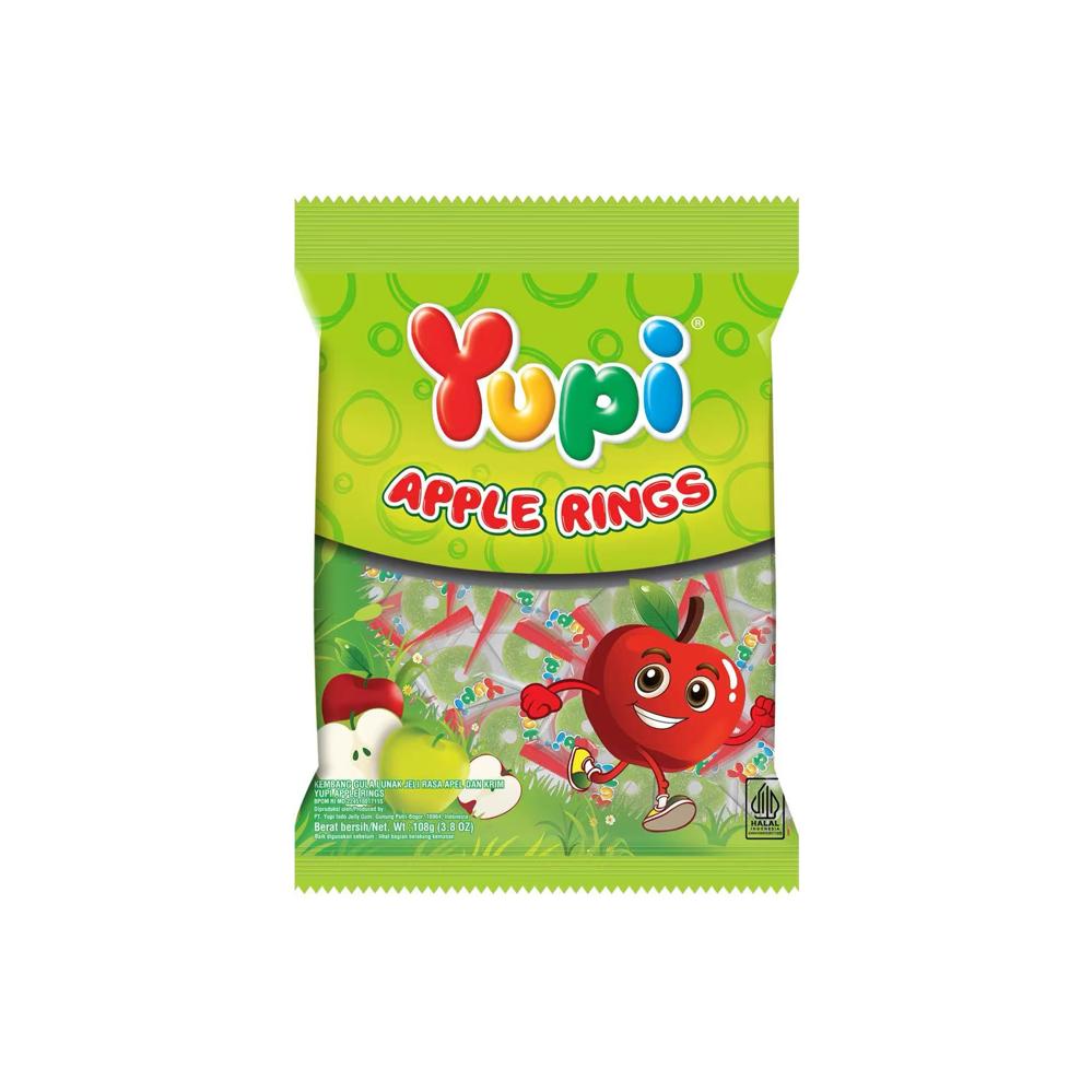 Yupi Gummy Candies (Apple Rings) 108g