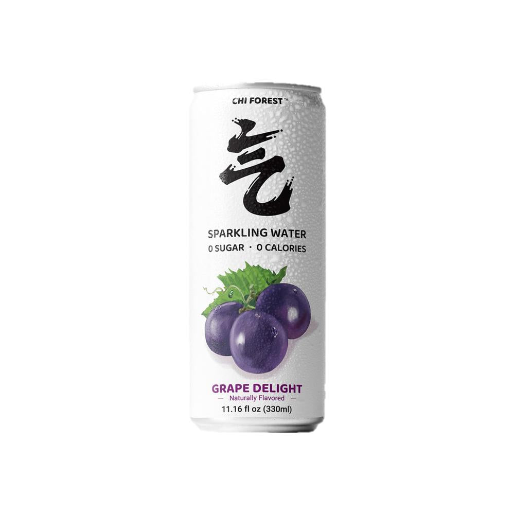 Chi Forest Sugar-Free Sparkling Water (Grape Delight) 330ml