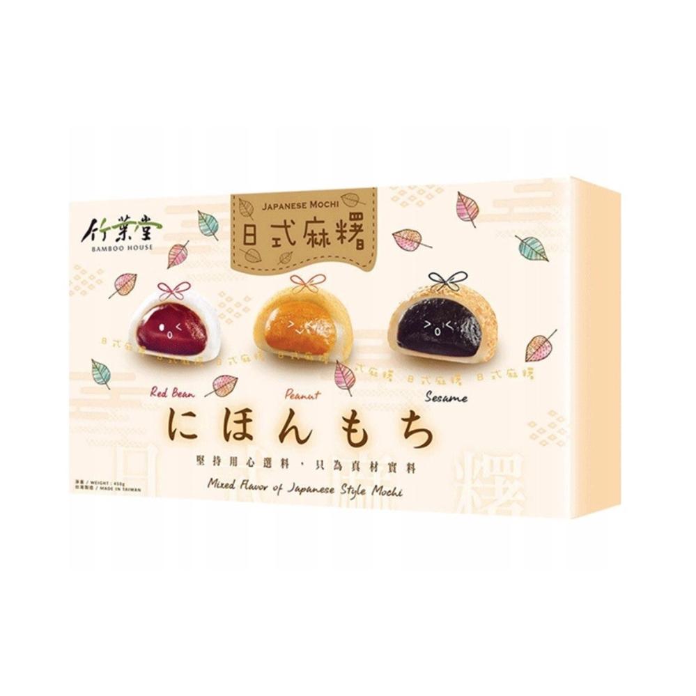 Bamboo House Japanese Style Mochi (Red Bean & Peanut & Sesame) 450g