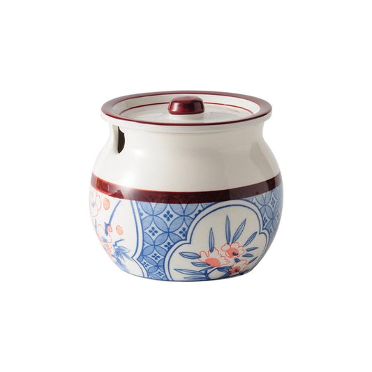 Ceramic Condiment Jar 450ml - Style 02