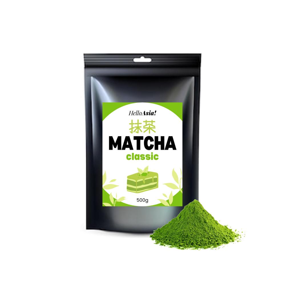 Pure Matcha Powder (Classic Grade, Black Pack) 500g