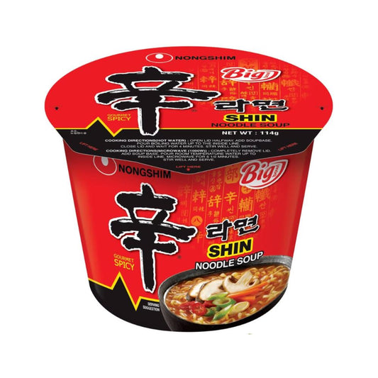 Nongshim Shin Ramyun Big Bowl Noodle Soup 114g