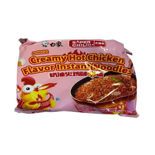 Baixiang Instant Noodles (Creamy Hot Chicken) 112g