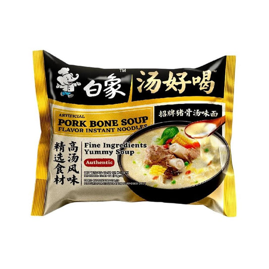 Baixiang Yummy Soup Instant Noodles (Pork Bone Tonkotsu) 113g