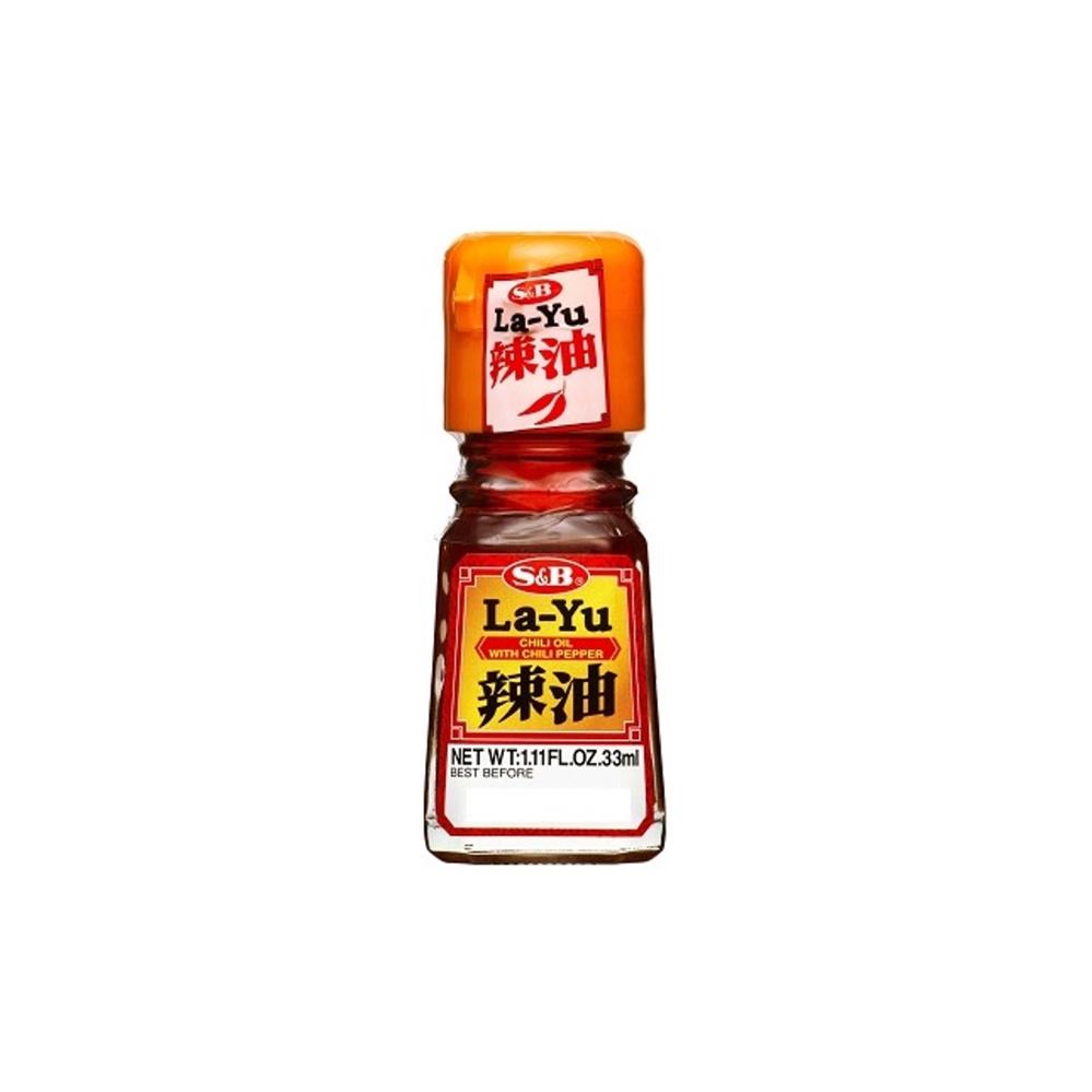 S&B La-Yu Chili Oil with Chili Pepper 33ml