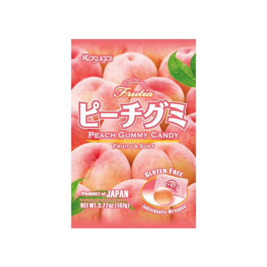 Kasugai Frutia Gummy (Peach) 107g