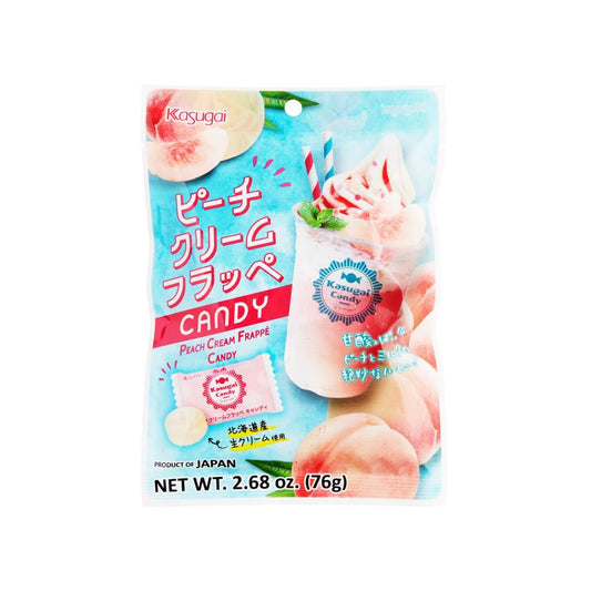Kasugai Peach Cream Frappe Candy 76g