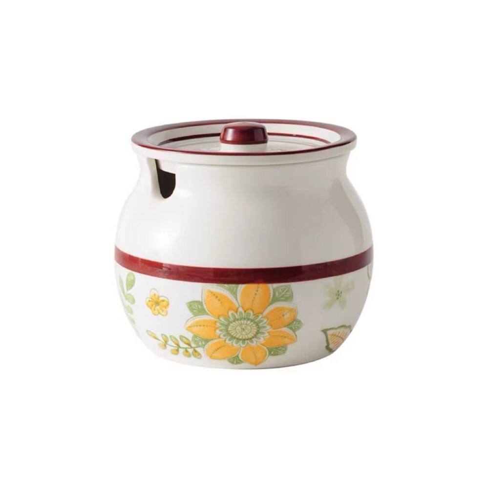 Ceramic Condiment Jar 450ml - Style 01