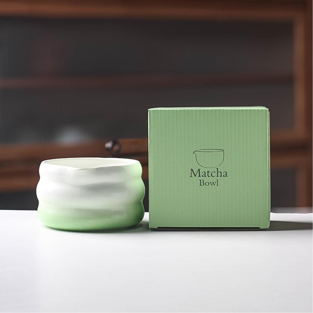 Porcelain Matcha Tea Bowl - Style 09