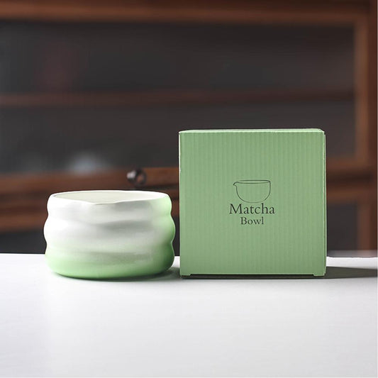 Porcelain Matcha Tea Bowl - Style 09
