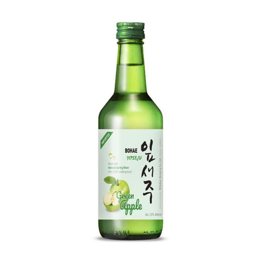 Bohae Yipseju Soju (Green Apple) 12% Alc. 360ml