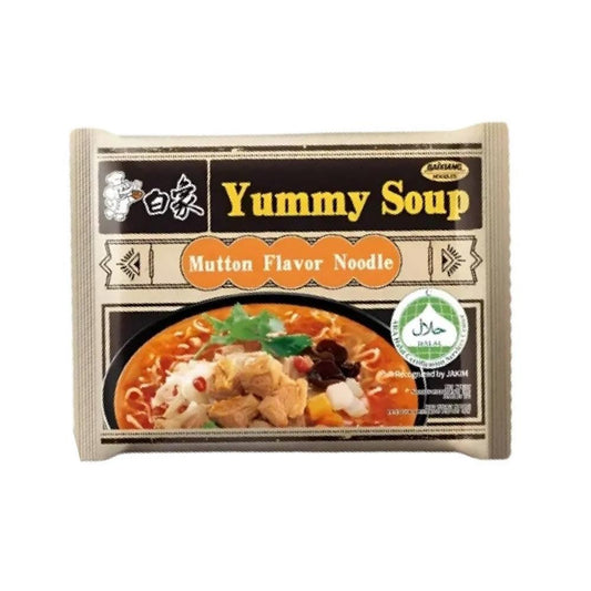 Baixiang Yummy Soup Instant Noodles (Mutton) 103g