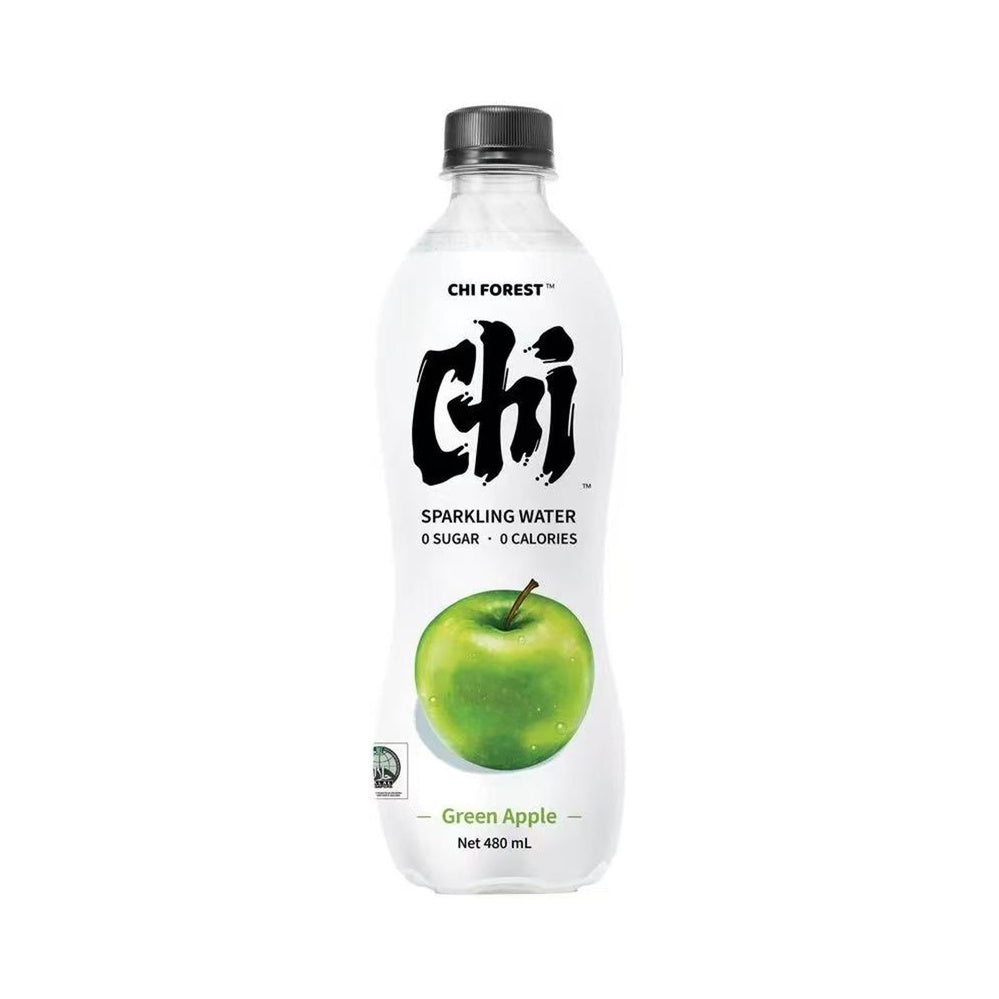 Chi Forest Sugar-Free Sparkling Water (Green Apple) 480ml