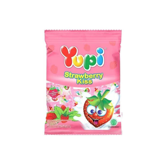 Yupi Gummy Candies (Strawberry Kiss) 110g