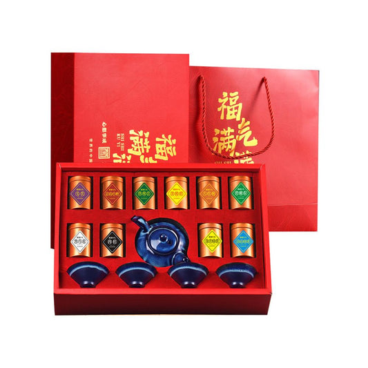 Premium Tea Set Gift Box with 10 Varieties