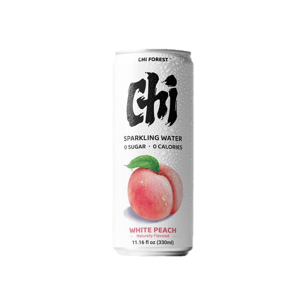 Chi Forest Sugar-Free Sparkling Water (White Peach) 330ml