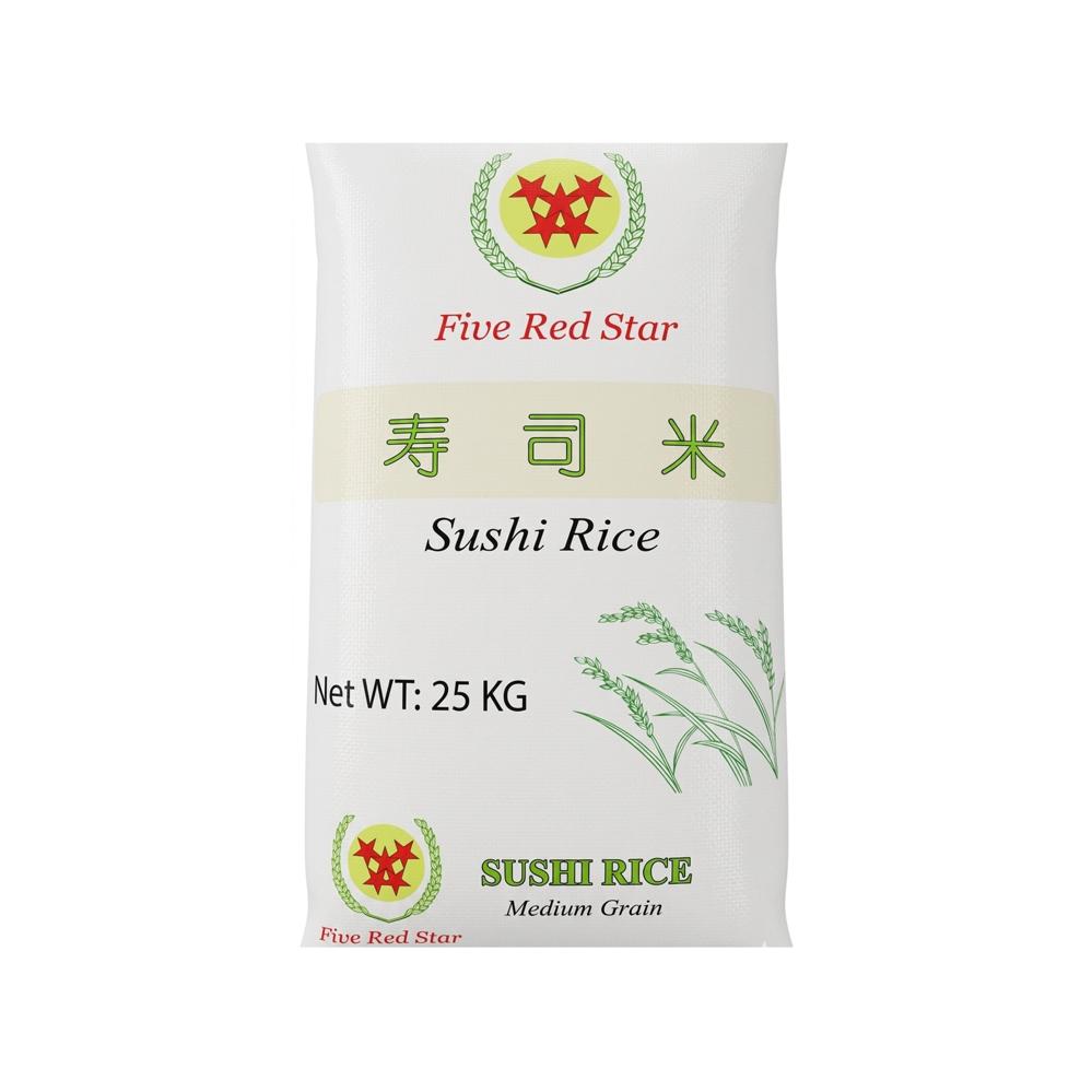 Five Red Star Sushi Rice 25kg