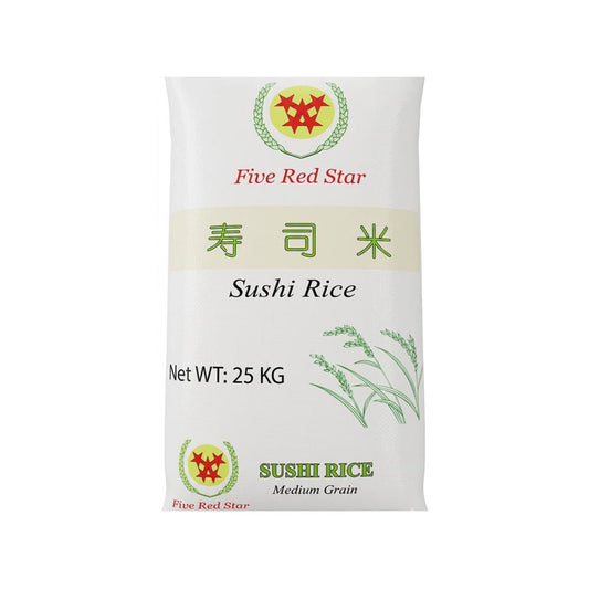 Five Red Star Sushi Rice 25kg