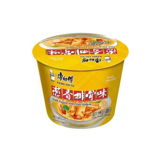 Master Kong Instant Bowl Noodles (Pork Flavour With Fried Shallots) 108g