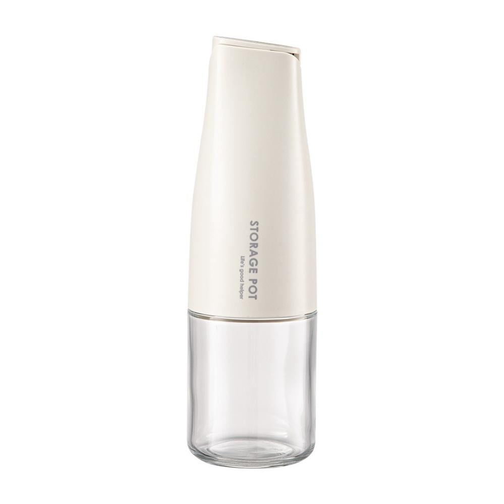 Automatic Gravity-Flip Oil Bottle 500ml - White