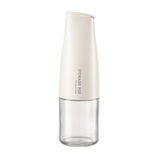 Automatic Gravity-Flip Oil Bottle 500ml - White
