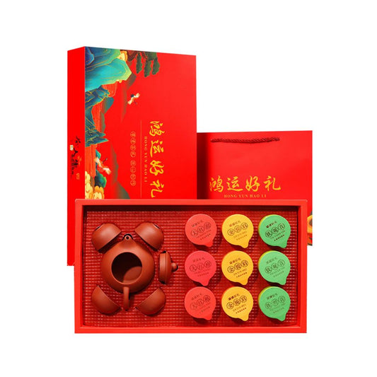 Premium Tea Set Gift Box with 3 Oolong Varieties