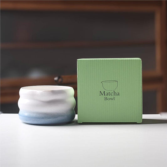 Porcelain Matcha Tea Bowl - Style 12