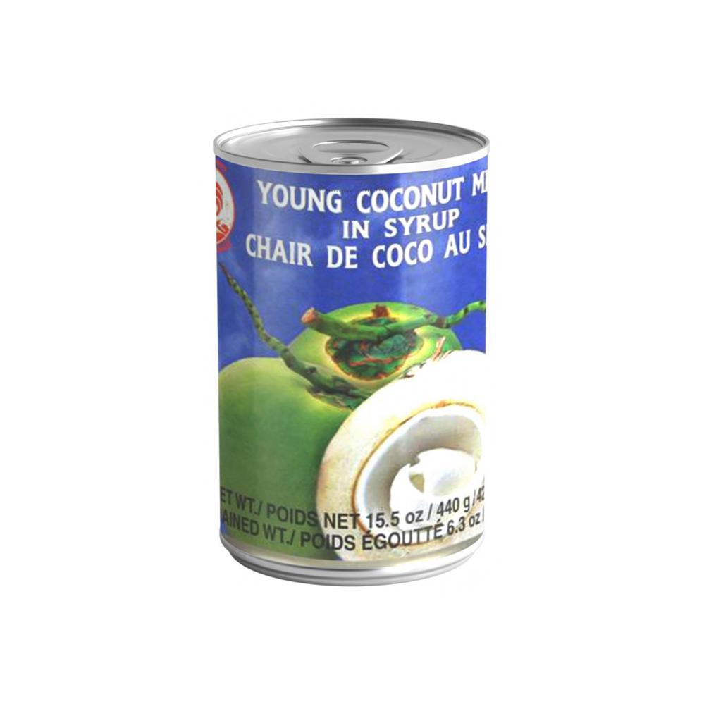 Cock Brand Young Coconut Meat in Syrup 425g