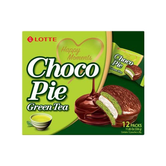 Lotte Choco Pie (Green Tea) 336g