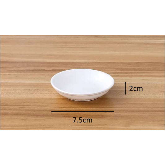 White Ceramic Sauce Dish (7.5cm)