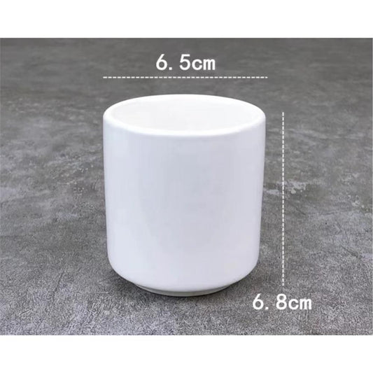 White Ceramic Cup (6.5cm)