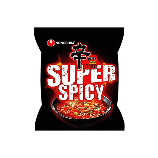 Nongshim Shin Ramyun Noodle Soup (Red Super Spicy) 120g