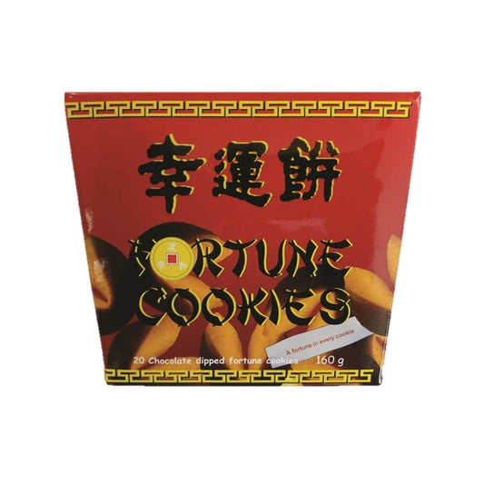 Chocolate Dipped Fortune Cookies 20pcs 160g