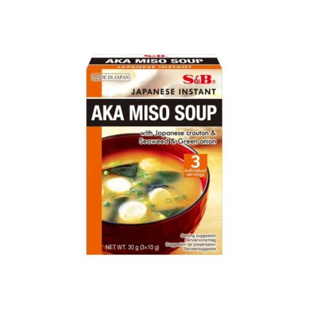 S&B Japanese Instant Aka Miso Soup 30g