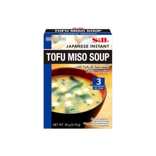 S&B Japanese Instant Tofu Miso Soup 30g