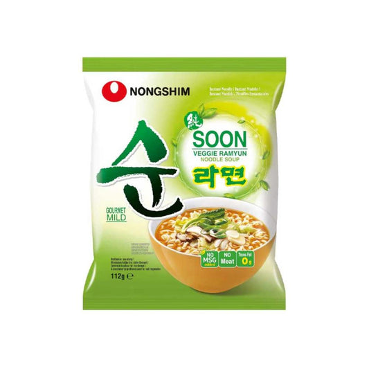 Nongshim Soon Veggie Ramyun Noodle Soup 112g