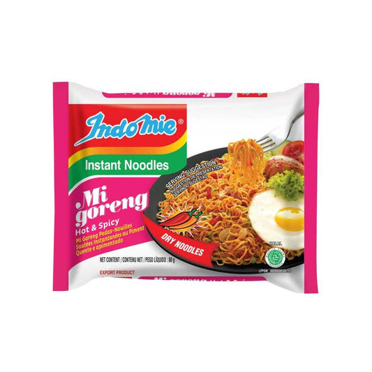 Indomie Mi Goreng Instant Noodles (Hot & Spicy) 80g