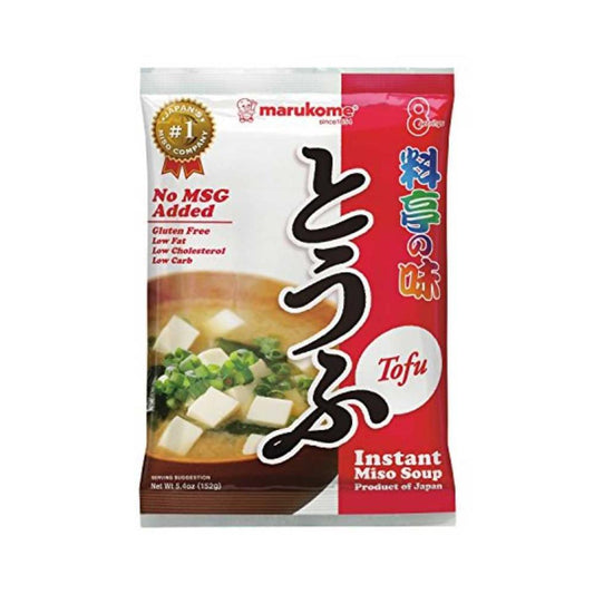 Marukome Tofu Instant Miso Soup Ryoutei No Aji 152g