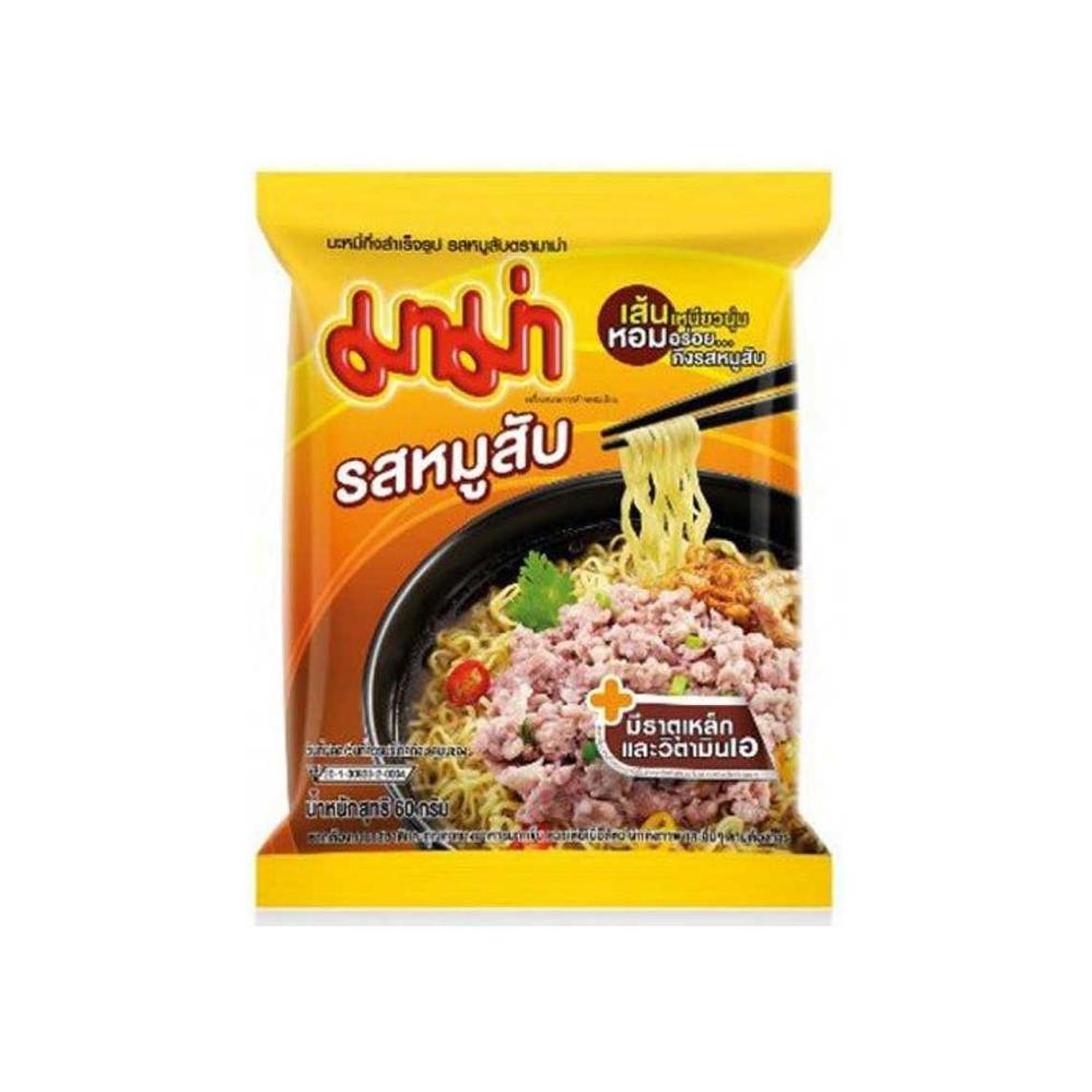 Mama Instant Noodles Pork Flavour 60g