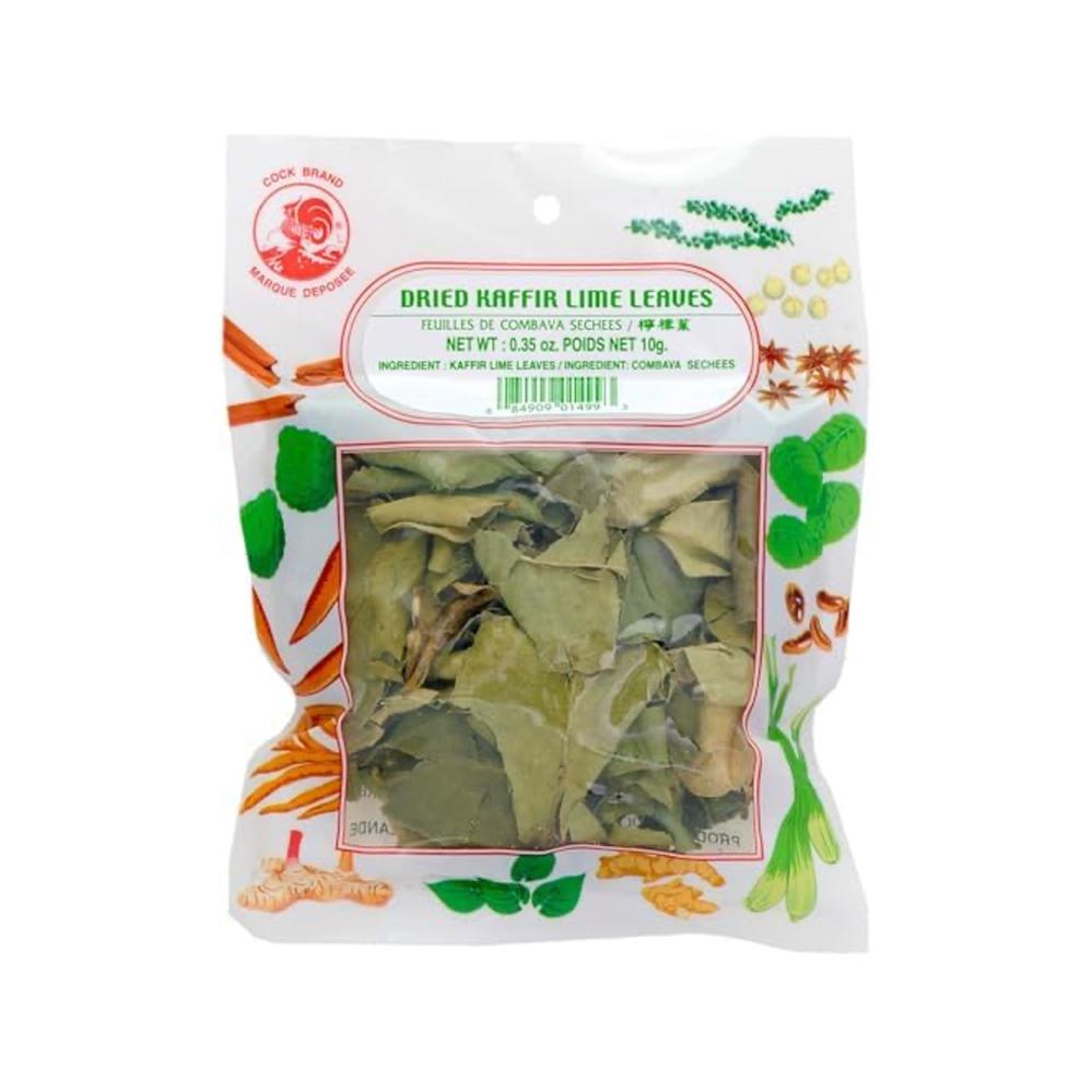 Cock Brand Dried Kaffir Lime Leaves 10g