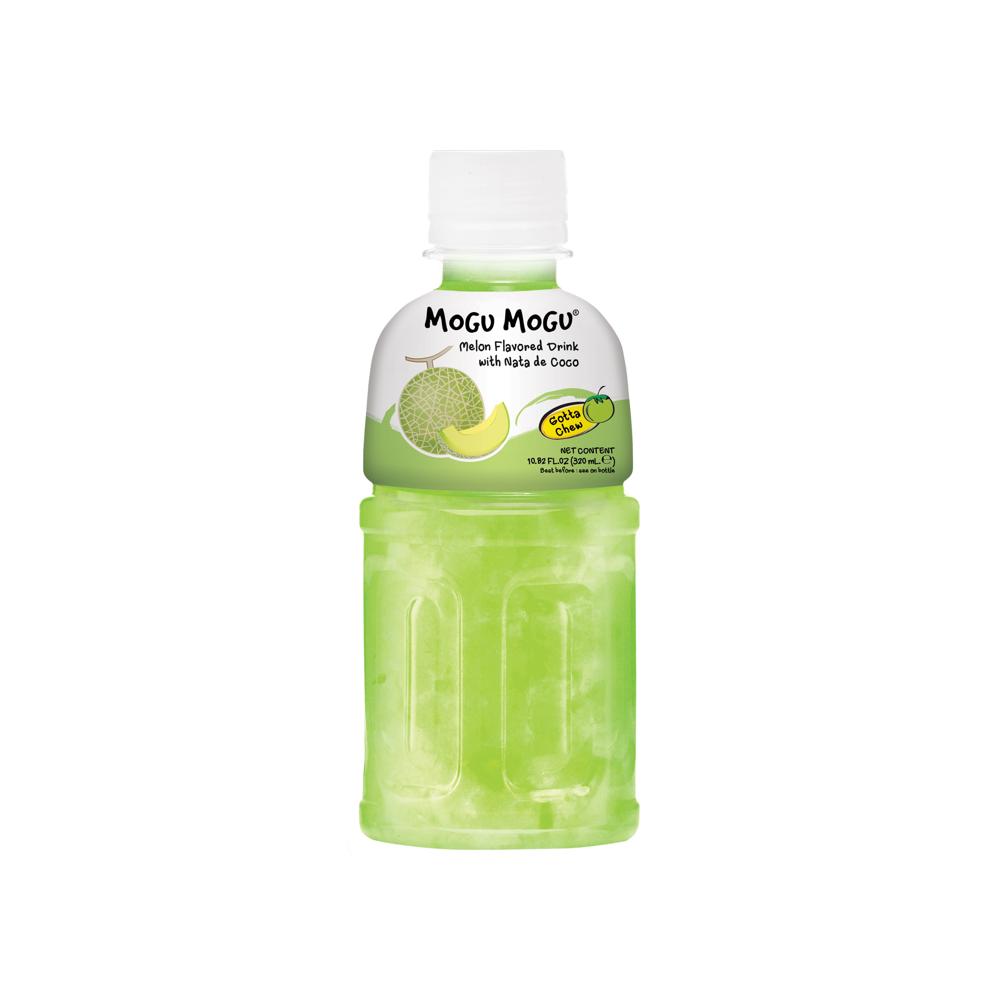 Mogu Mogu Flavored Drink with Nata De Coco (Melon) 320ml