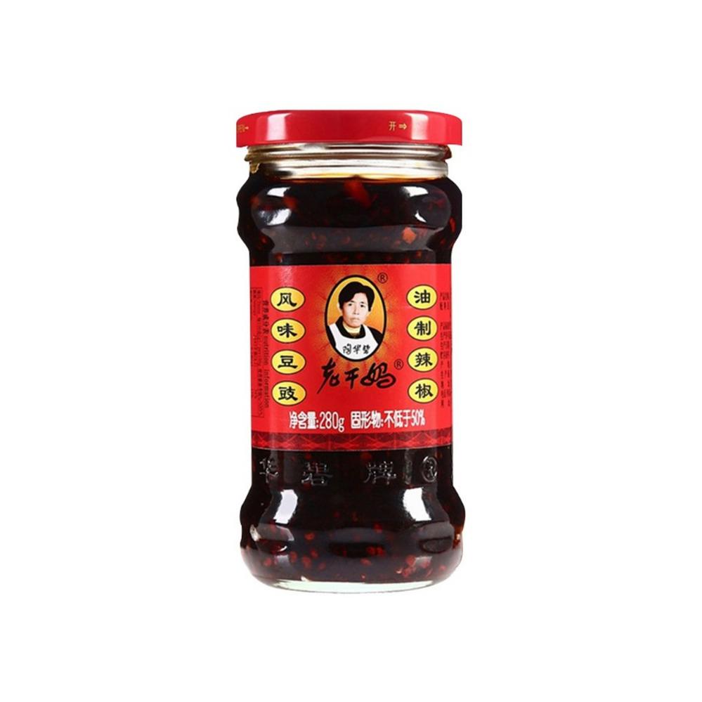 Lao Gan Ma Chilli Sauce with Fermented Soybean (aka Black Bean Chilli ...