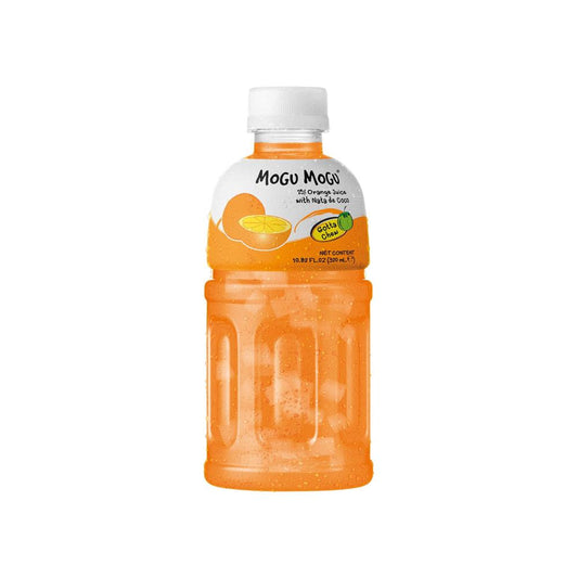 Mogu Mogu Flavored Drink with Nata De Coco (Orange) 320ml