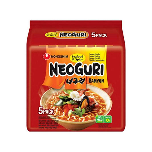 Nongshim Neoguri Udon Noodle Soup Multi-Pack 5x120g