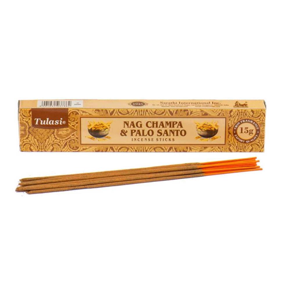 Tulasi Nag Champa & Palo Santo Incense Sticks 15g