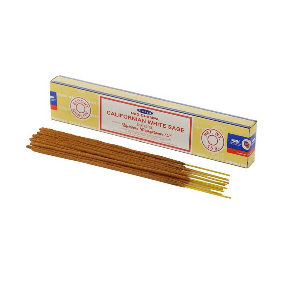 Satya Nag Champa Californian White Sage Incense Sticks 15g