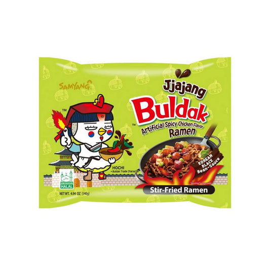 Samyang Buldak Jjajang Black Bean Hot Chicken Ramen 140g