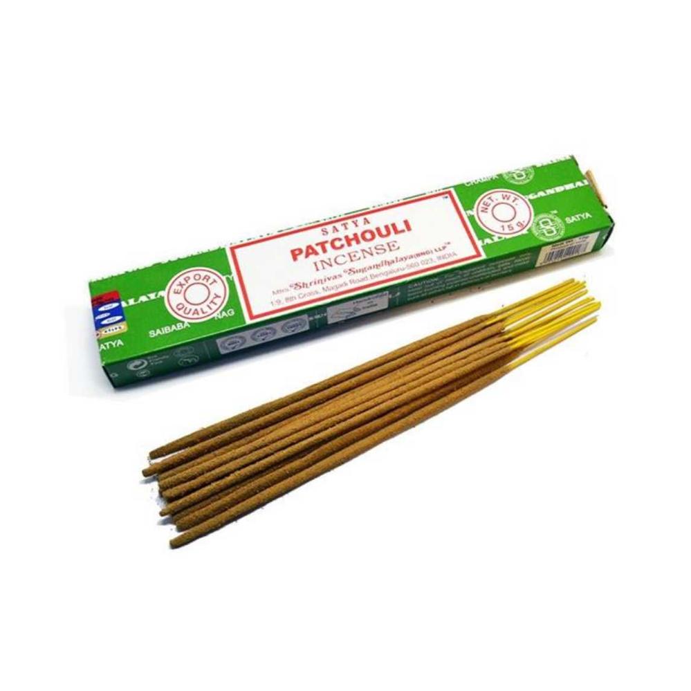 Satya Natural Patchouli Incense Sticks 15g